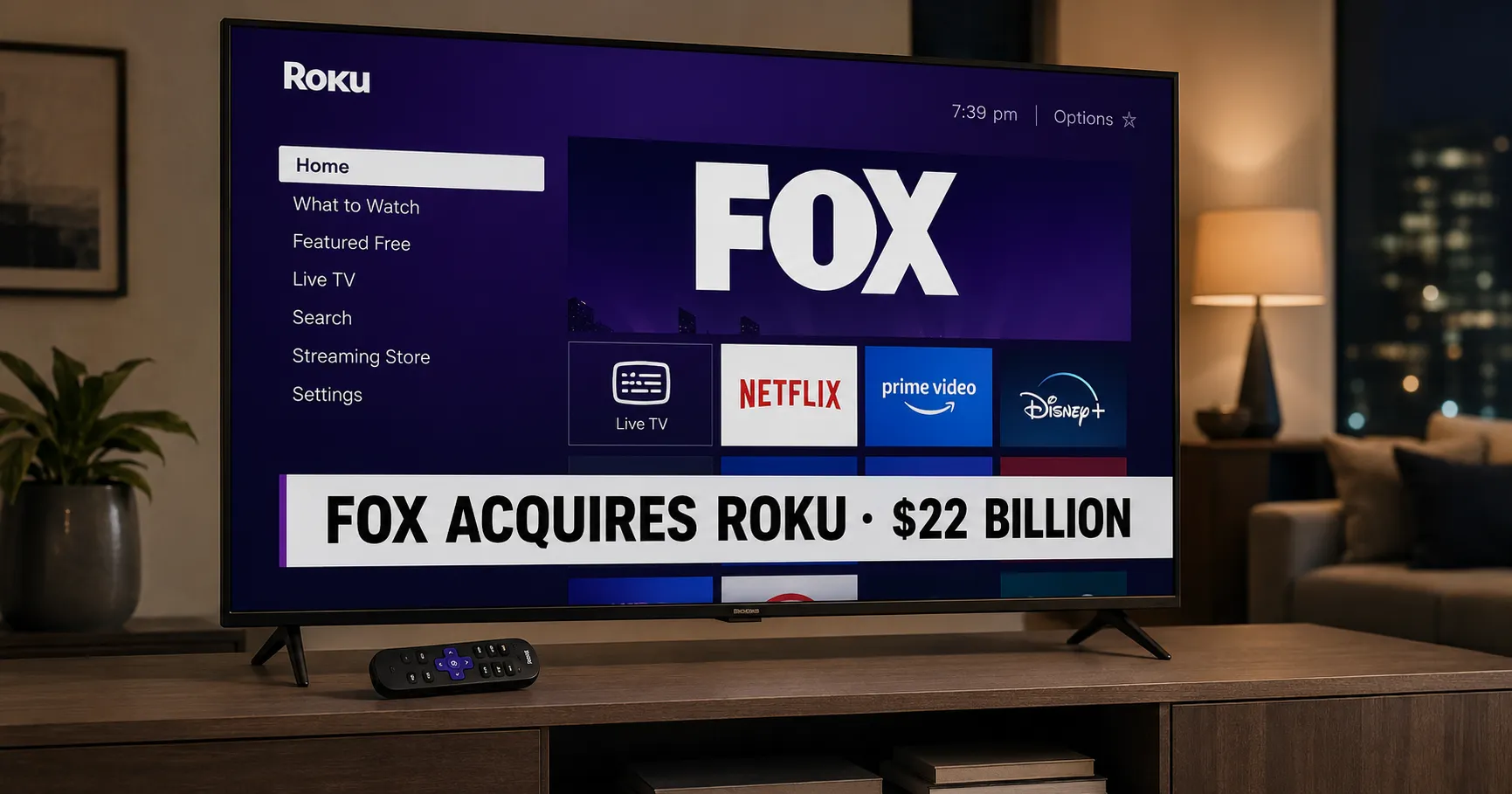 Fox's Roku Deal